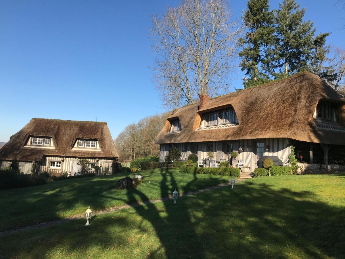 Les Chaumieres Du Pays D'Auge Bed & Breakfast Le Breuil-en-Auge ภายนอก รูปภาพ