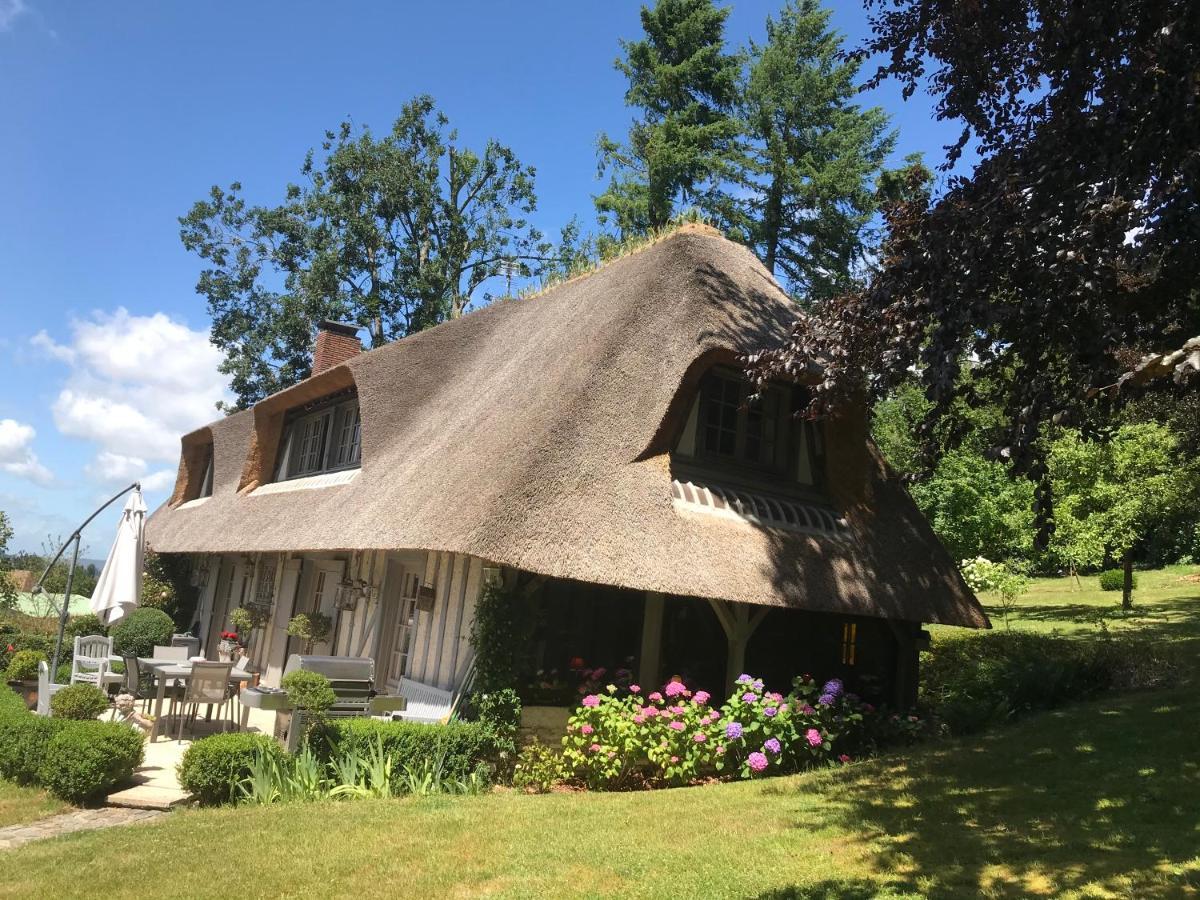 Les Chaumieres Du Pays D'Auge Bed & Breakfast Le Breuil-en-Auge ภายนอก รูปภาพ