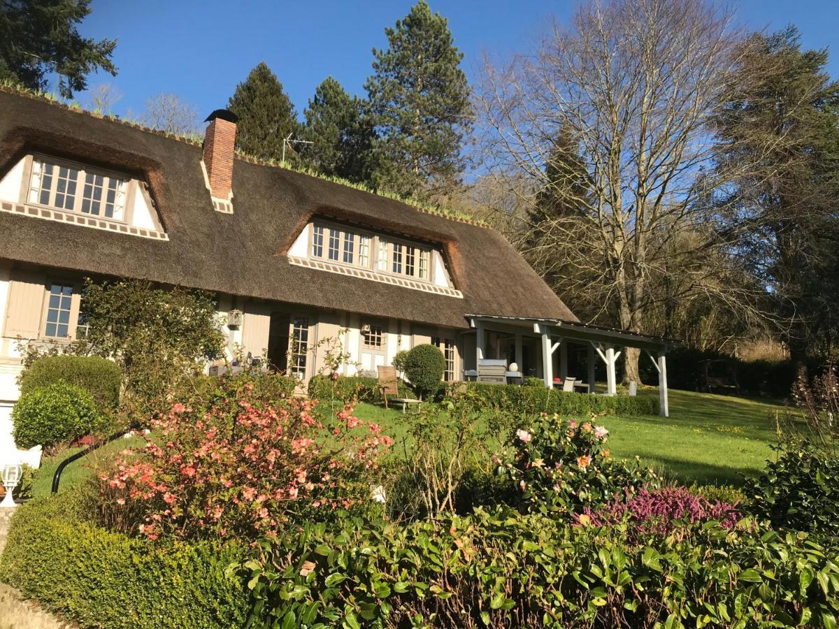Les Chaumieres Du Pays D'Auge Bed & Breakfast Le Breuil-en-Auge ภายนอก รูปภาพ