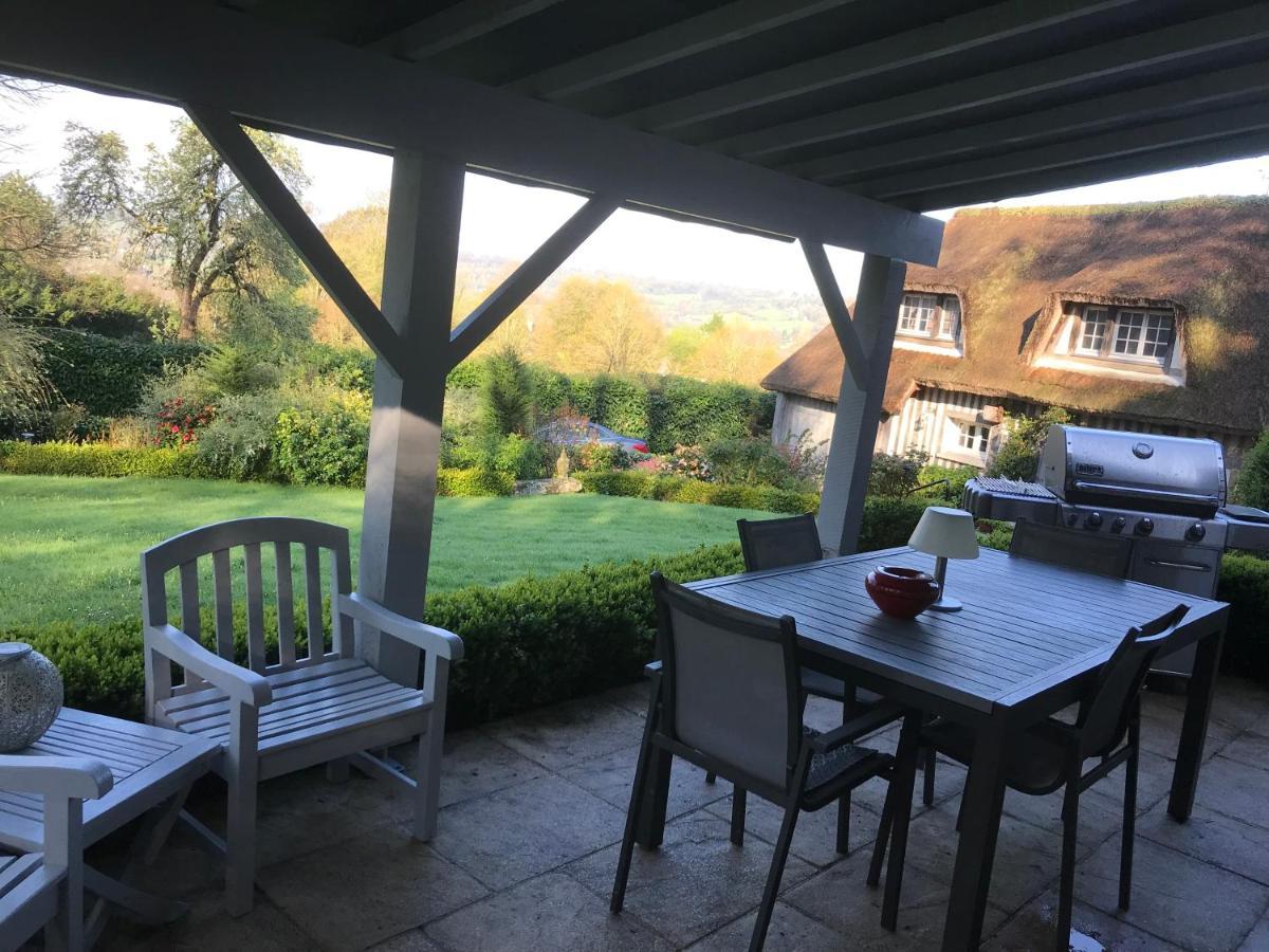 Les Chaumieres Du Pays D'Auge Bed & Breakfast Le Breuil-en-Auge ภายนอก รูปภาพ