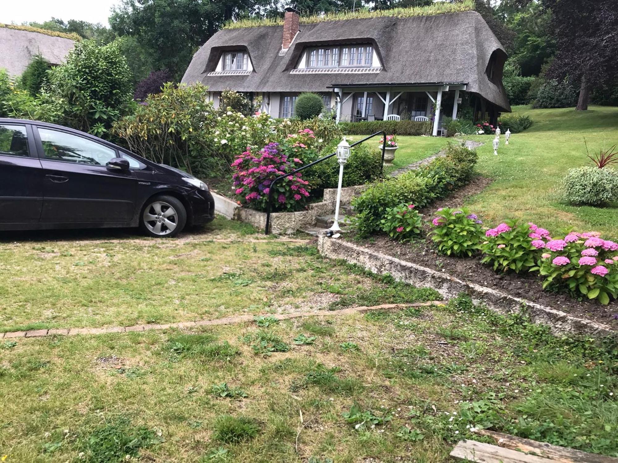 Les Chaumieres Du Pays D'Auge Bed & Breakfast Le Breuil-en-Auge ภายนอก รูปภาพ