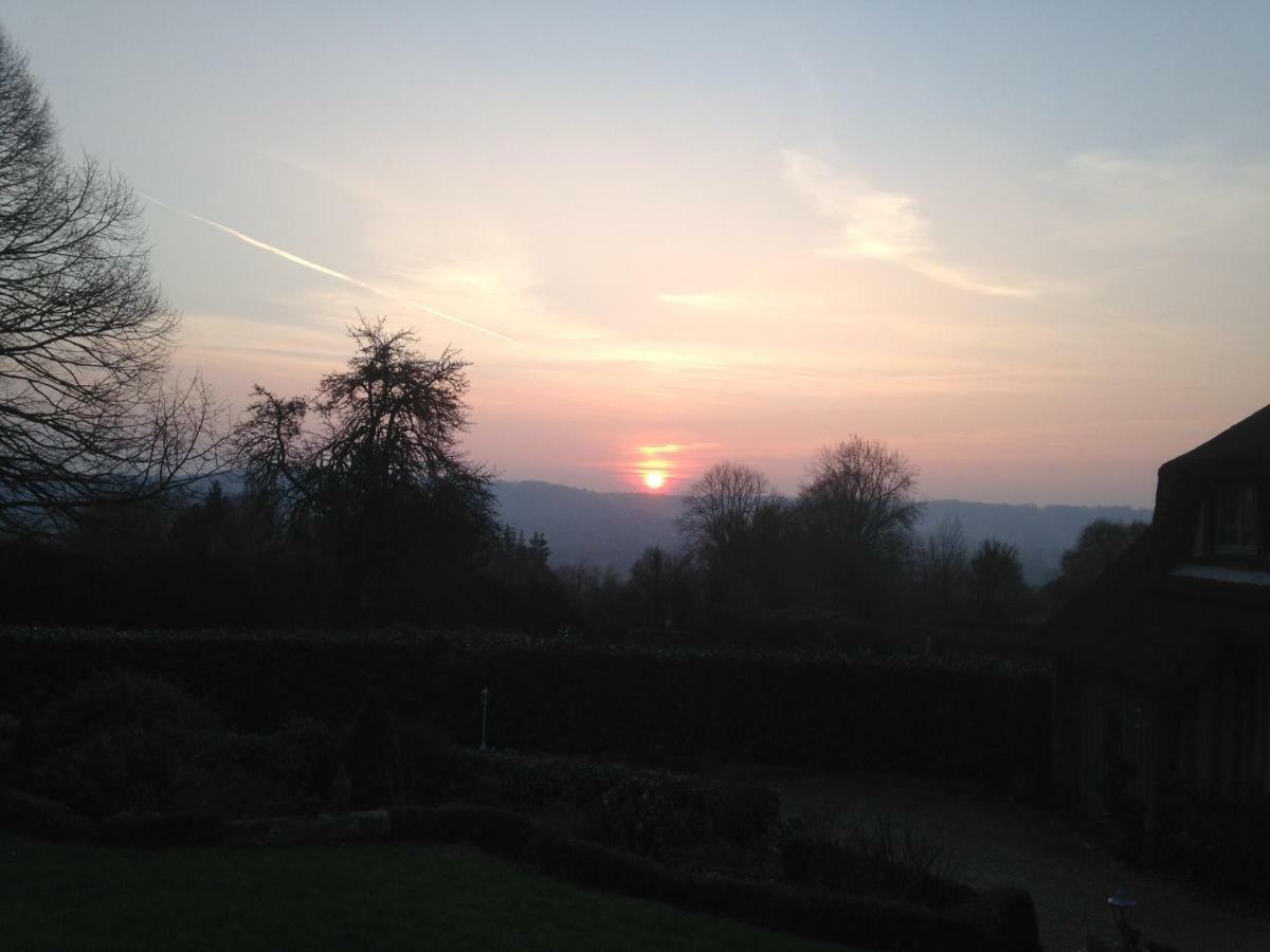 Les Chaumieres Du Pays D'Auge Bed & Breakfast Le Breuil-en-Auge ภายนอก รูปภาพ